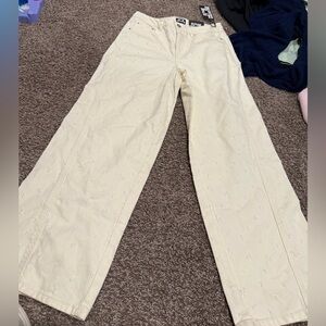 Cream Textured Pants see pictures dirty from store